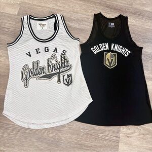 Women’s Las Vegas Golden Knights | Tank Top Set of 2 | 
1-Black & 1-White | SM